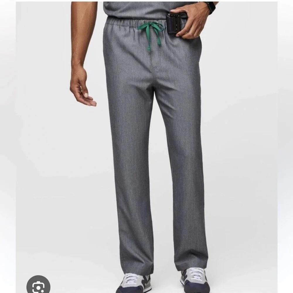 FIGS Men Pisco Technical Collection Scrub Pants Graphite Gray